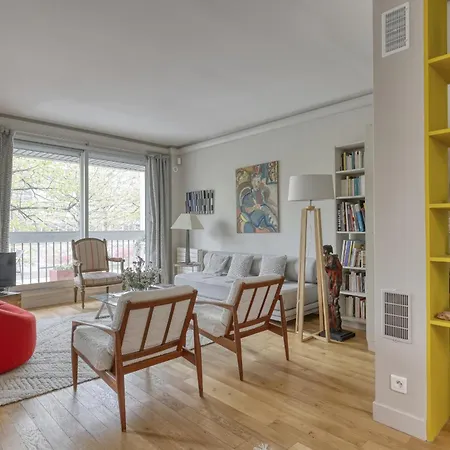 Luminous & Modern Flat With Balcony Paris-bastille Apartament