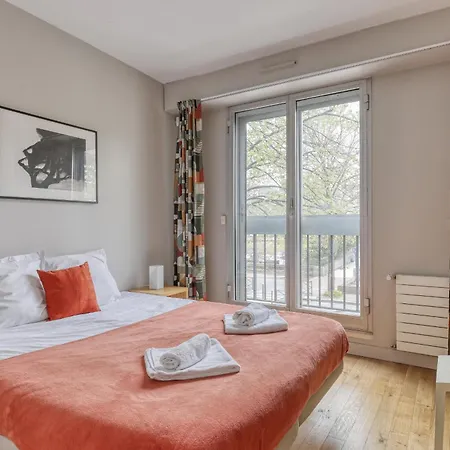 Luminous & Modern Flat With Balcony Paris-bastille Париж