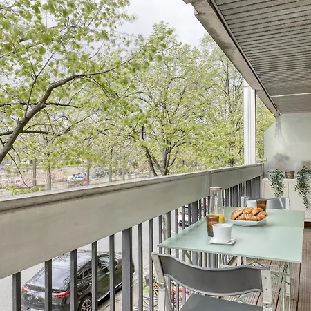 Апартаменты Luminous & Modern Flat With Balcony Paris-bastille Париж